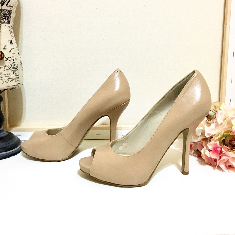 3 Inch Nine West Nude Heels